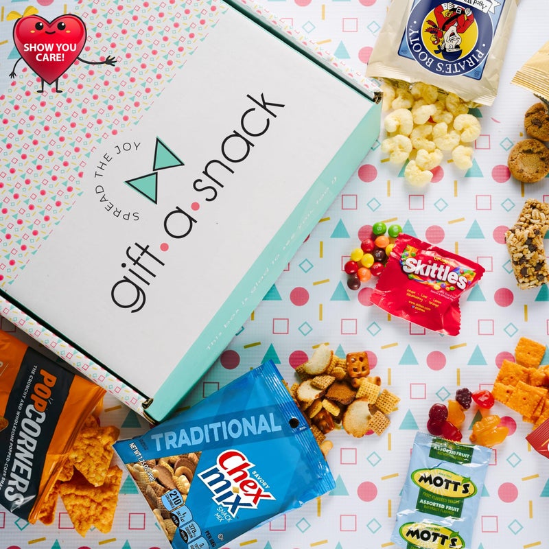 Nut Cravings Gift A Snack - Halloween Trick or Treats Snack Box Variety Pack Care Package + Greeting Card (60 Count) Birthday Sweet Treats Gift Basket, Candies Chips Crackers Bars, Office Food Assortments - Image 5